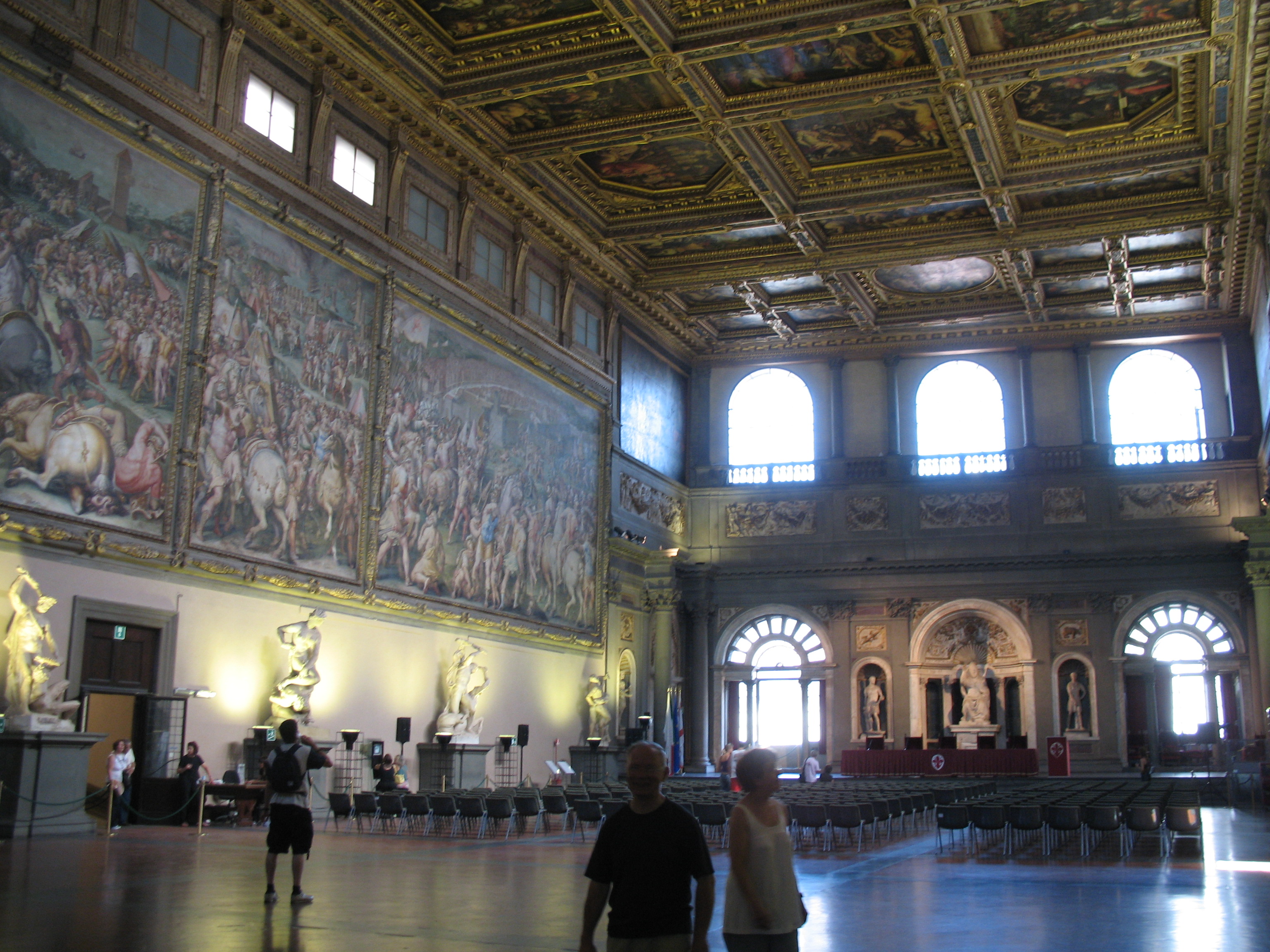 Palazzo Vecchio – Salle des 500 | Voyages en Italie