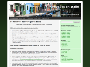 Voyages en Italie Voyages en Italie